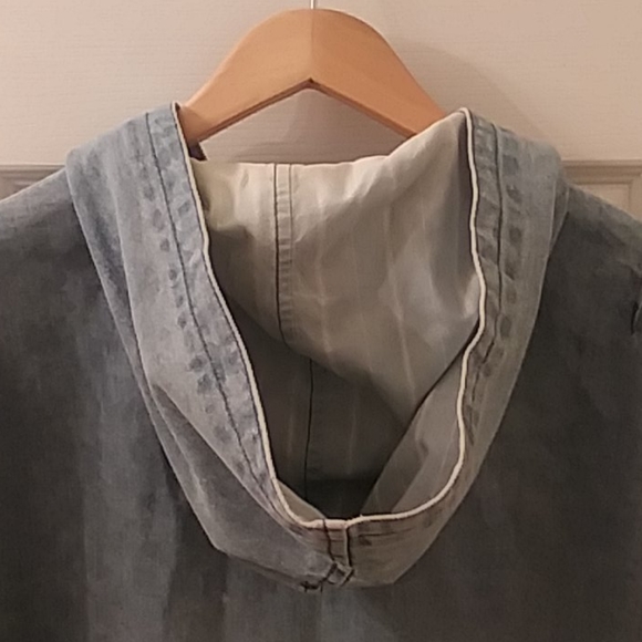 90's y2k Vintage Soft puffy Denim Jacket - Picture 6 of 8